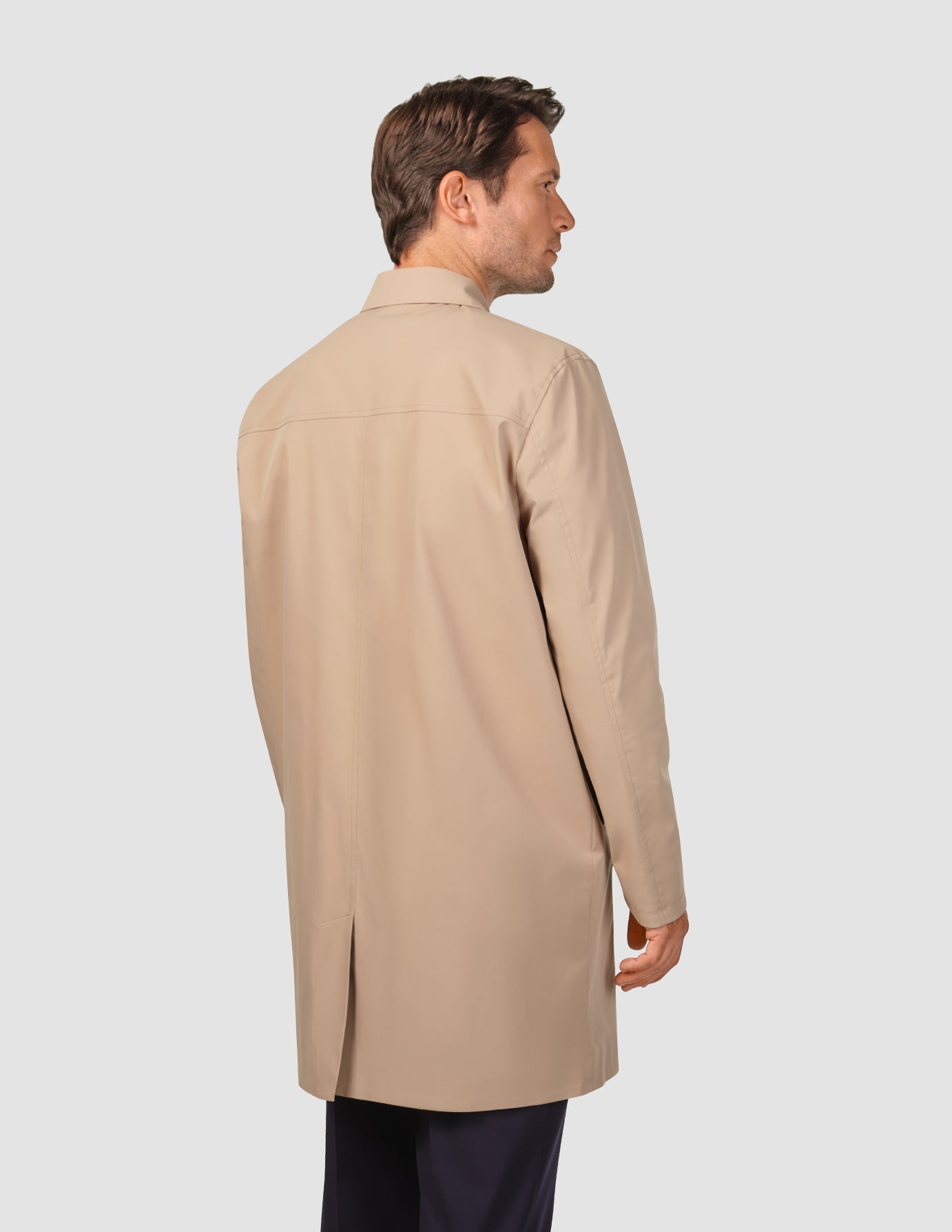 Waterproof Trench Coat Sand Grain